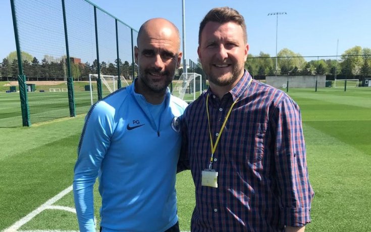 Мартин Петров и треньор на ЦСКА 1948 изкараха стаж в Ман Сити