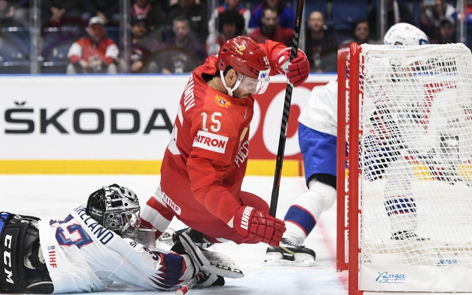 Русия тръгна убедително на Световното по хокей