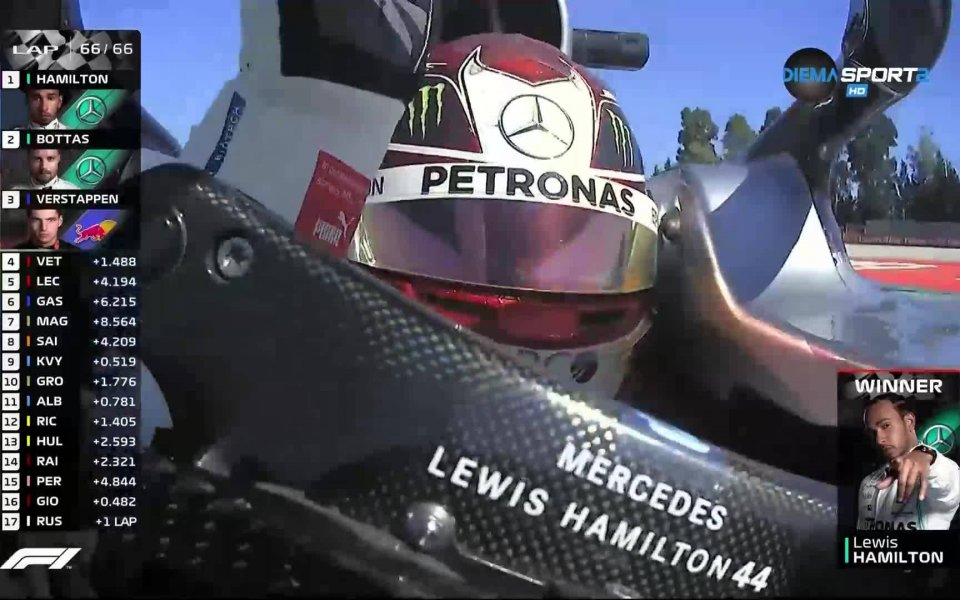 Отборът на Мерцедес демонстрира безпрецедентно представяне в Гран При на