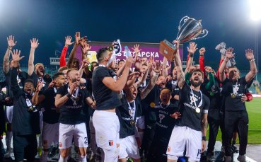 Футболните празненства в Пловдив след спечелването на Купата на България