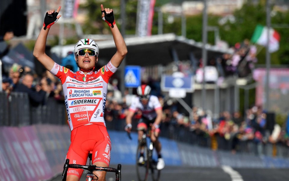 Първа италианска победа и още успехи за домакините в Джирото