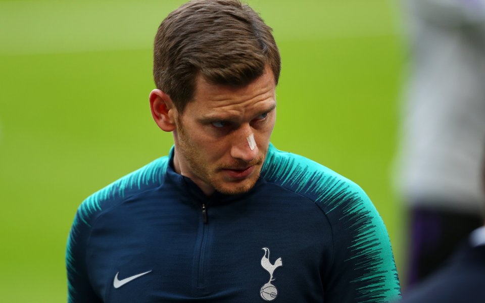 Защитникът на Тотнъм Хотспър Ян Вертонген довери, че се чувства