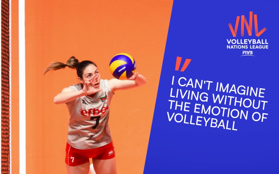 Лора Китипова за FIVB:  Не мога да си представя живота без емоцията на волейбола