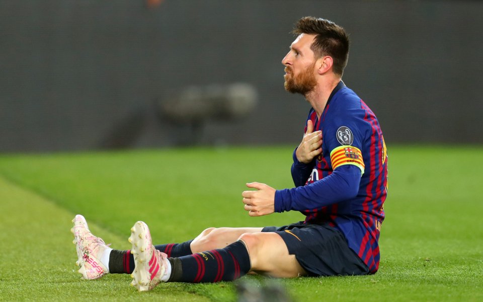Капитанът на Барселона Лионел Меси няма да играе в мача