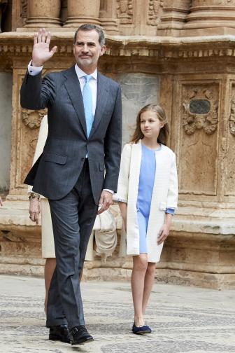  Принцеса Леонор Испанска, 13-годишна. <br> Наследничката на трона на Испания принцеса Леонор е по-голямата от двете дъщери на крал Фелипе Шести и кралица Летисия. 