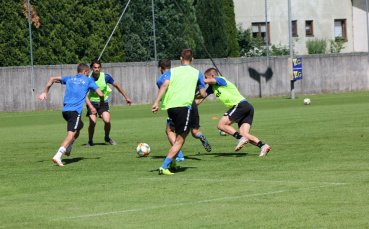 Футболистите на Левски проведоха тренировка в началото на втората седмица от