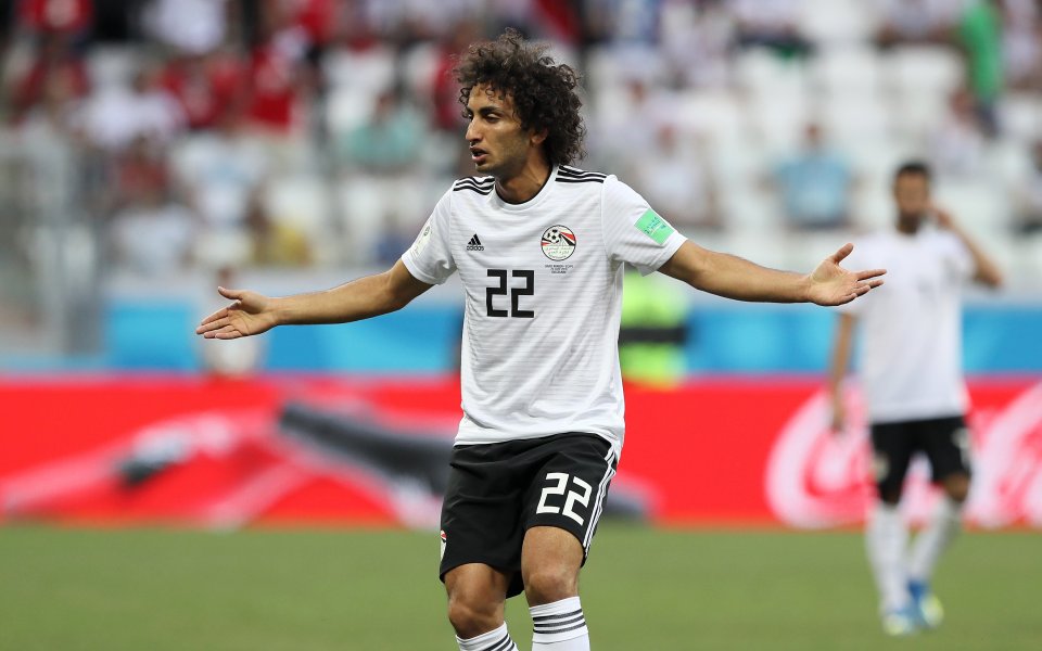 Египетският полузащитник Амр Варда бе отстранен от отбора по дисциплинарни