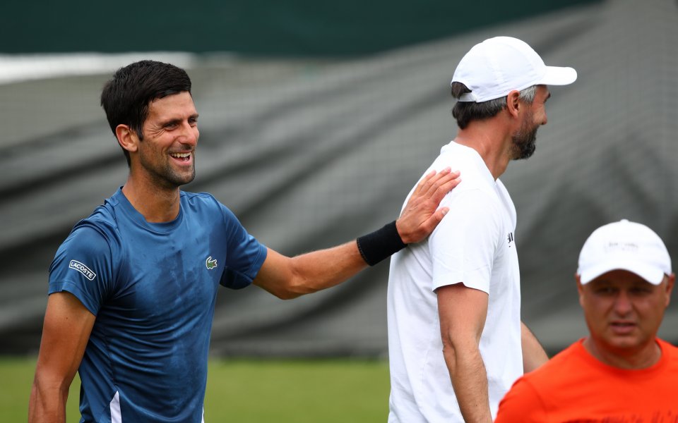 Хърватската тенис легенда Горан Иванишевич вече участва в тренировките на