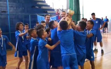 Деткият тим на Левски с треньор Данаил Иванов спечелиха турнира Atermon Youth
