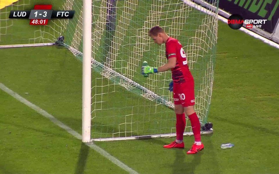 Токмак направи резултата 3:1 в полза на Ференцварош срещу Лудогорец