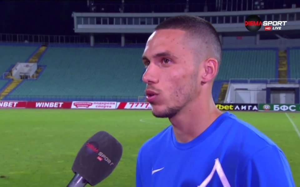 Нападателят на Левски Станислав Иванов определи победата над Царско село