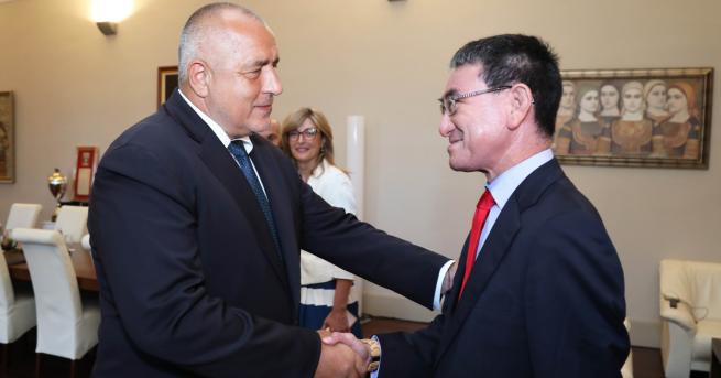 България Борисов: България има интерес да увеличи износа за Япония