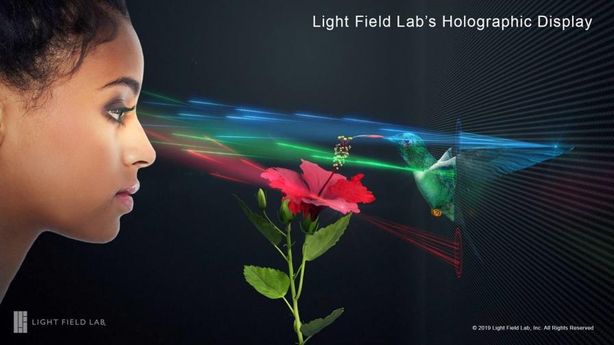Холограмният 3D дисплей на Light Field Lab