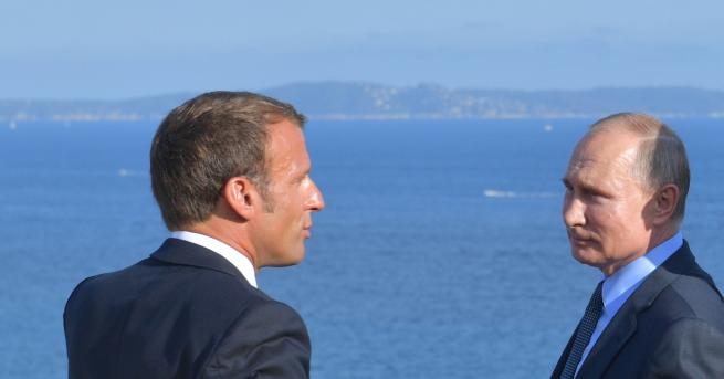 Макрон Европа от Лисабон до Владивосток Президентът на Франция вярва