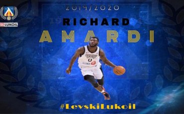 Баскетболният Левски Лукойл подписа договор с канадския национал Ричард Амарди