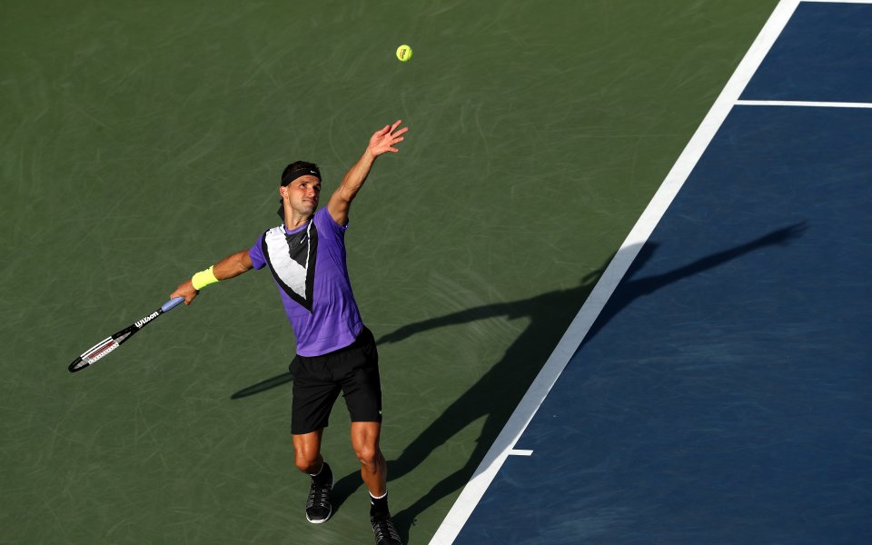 Най-добрият български тенисист Григор Димитров ще играе срещу квалификанта Камил