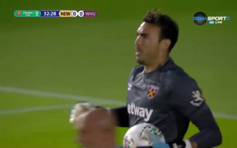 Вижте най-интересното от успеха на Уест Хем над Нюпорт Каунти