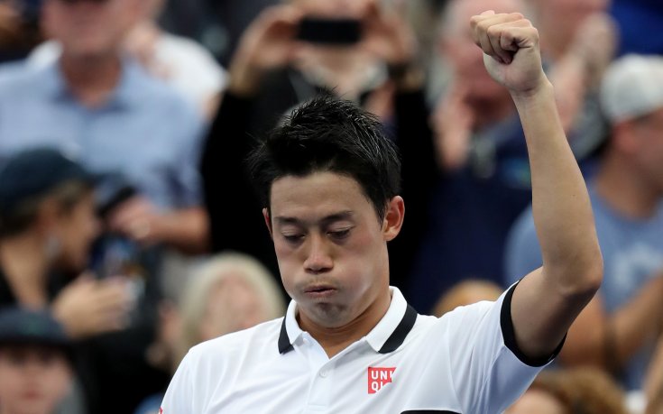 Нишикори уверено в трети кръг, този път след пълен мач