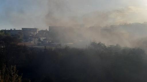  Пожарът в квартал Лозенец в Стара Загора 