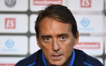 Селекционерът на италианския национален отбор по футбол Роберто Манчини намекна