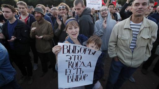  <p>Партията на Путин губи гласове в Москва</p> 