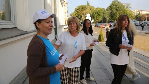  Протестът на медицинските сестри пред Народното събрание 