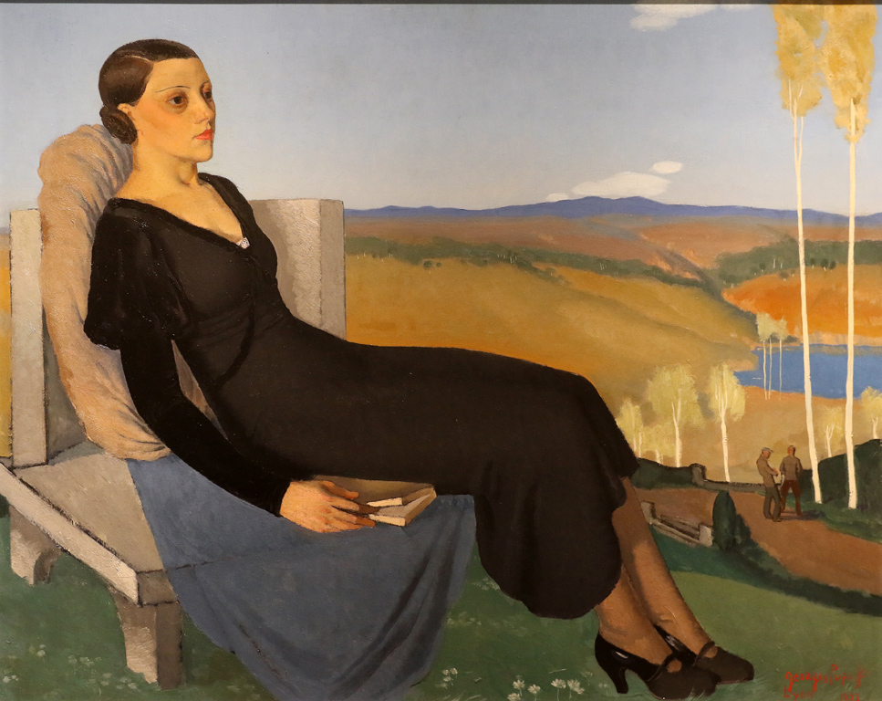 Георги Попов – Джон (1906 – 1961) 

Жена в черно, Лион, 1933