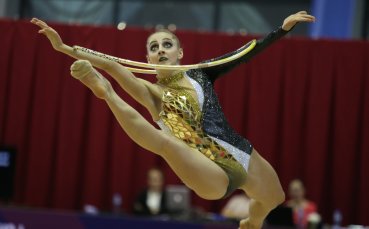 Родната състезателка по художествена гимнастичка Боряна Калейн не скри радостта