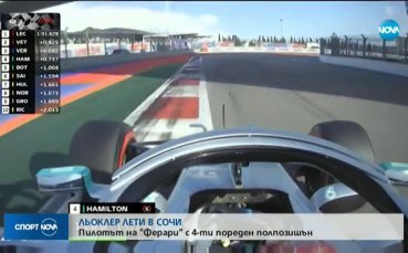 Пилотът на Ферари Шарл Льоклер спечели четвъртия си пореден полпозишън