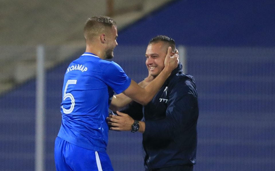 Играчът на мача Левски - Ботев Враца Холмар Ейолфсон не