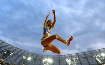 Двукратната европейска шампионка на скок дължина в зала Дария Клишина