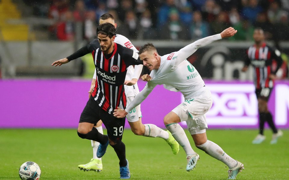 Айнтрахт Франкфурт и Вердер Бремен не се победиха в голово