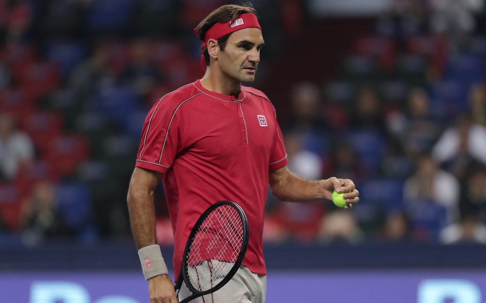 Двадесеткратният шампион на турнири от Големия Шлем Роджър Федерер се