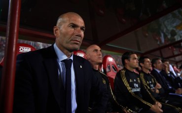 Наставникът на Реал Мадрид Зинедин Зидан опита да запази спокойствие
