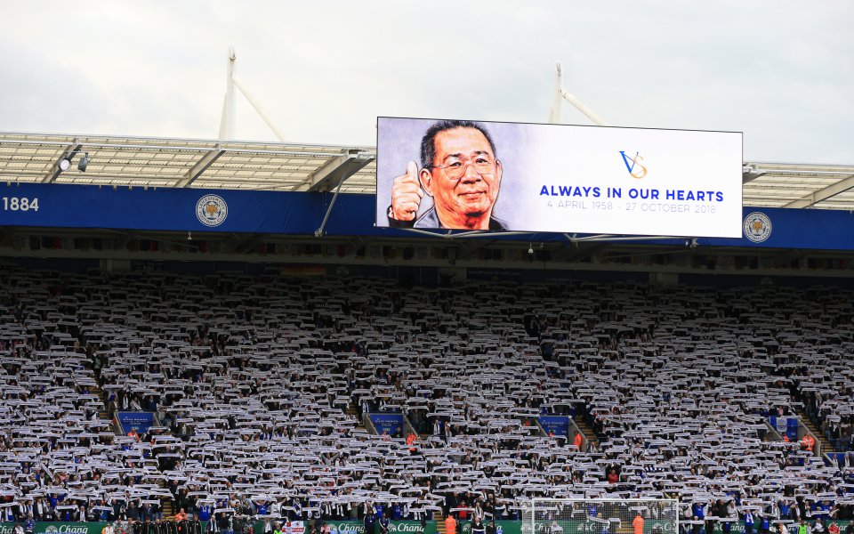 Едва в самия край на мача, когато футболистите на Лестър