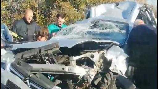  Верижна злополука на Автомагистрала „ Тракия ”, почина жена, 9 души са ранени 