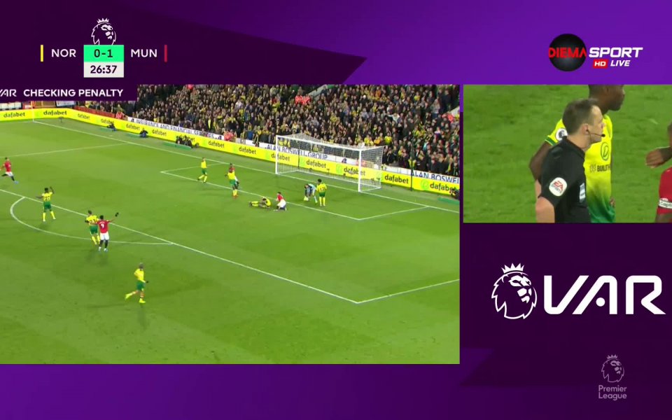 В 25-ата минута Даниел Джеймс се свлече на земята след