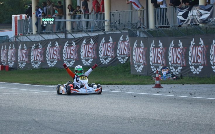 Наш пилот с огромен успех на световните картинг серии