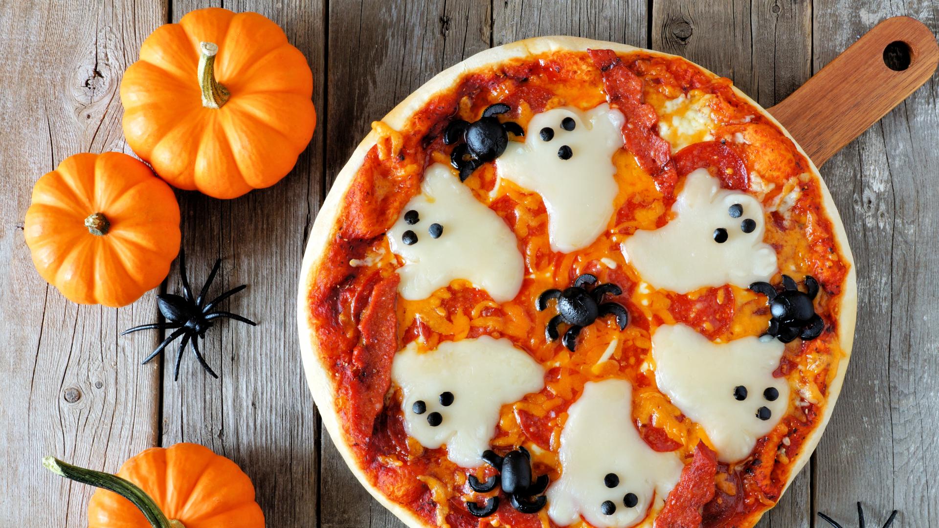 Пица по хелоуински 👻