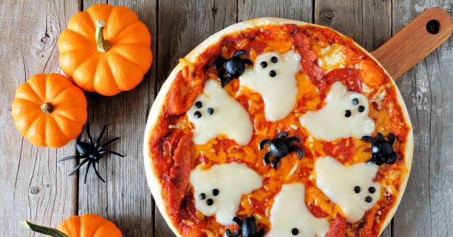 Любопитно Пица по хелоуински