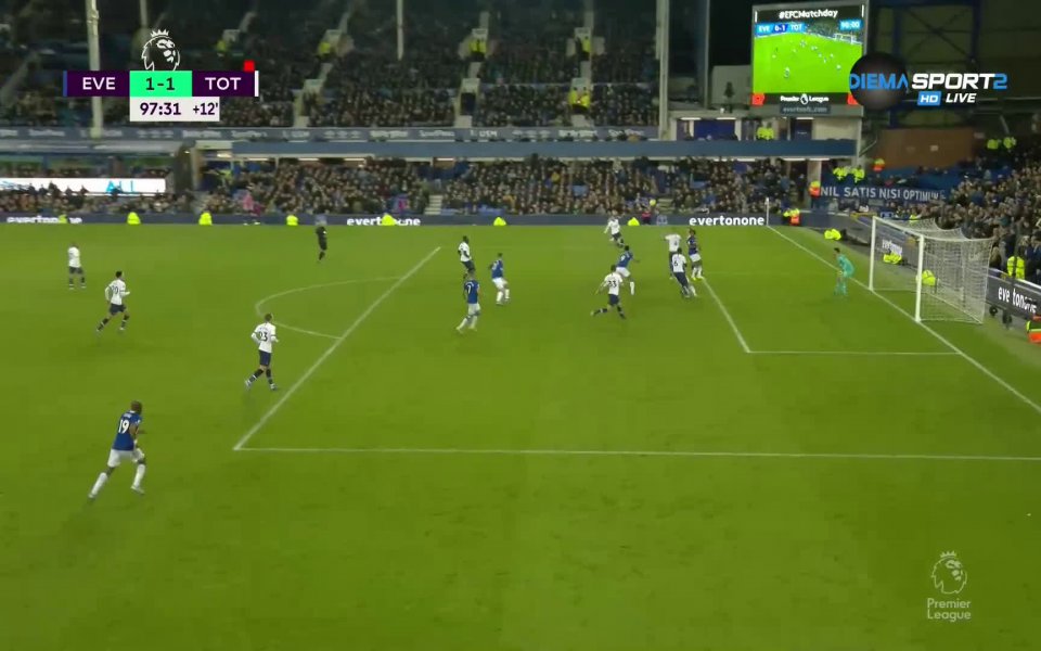 Въпреки разигралата се драма на Гудисън парк, Евертън успя да