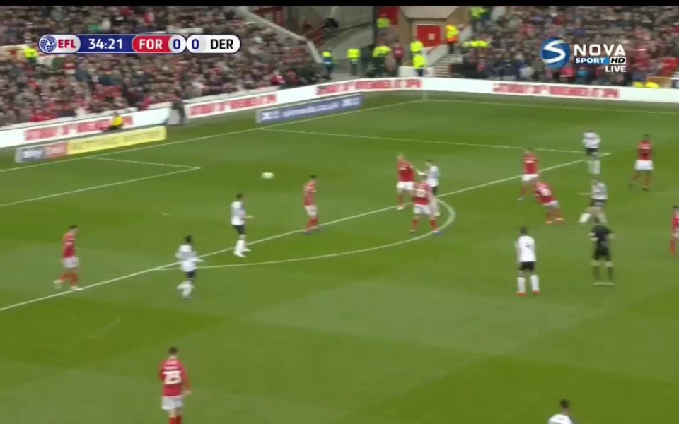 Отборът на Нотингам Форест победи с 1:0 Дарби Каунти в