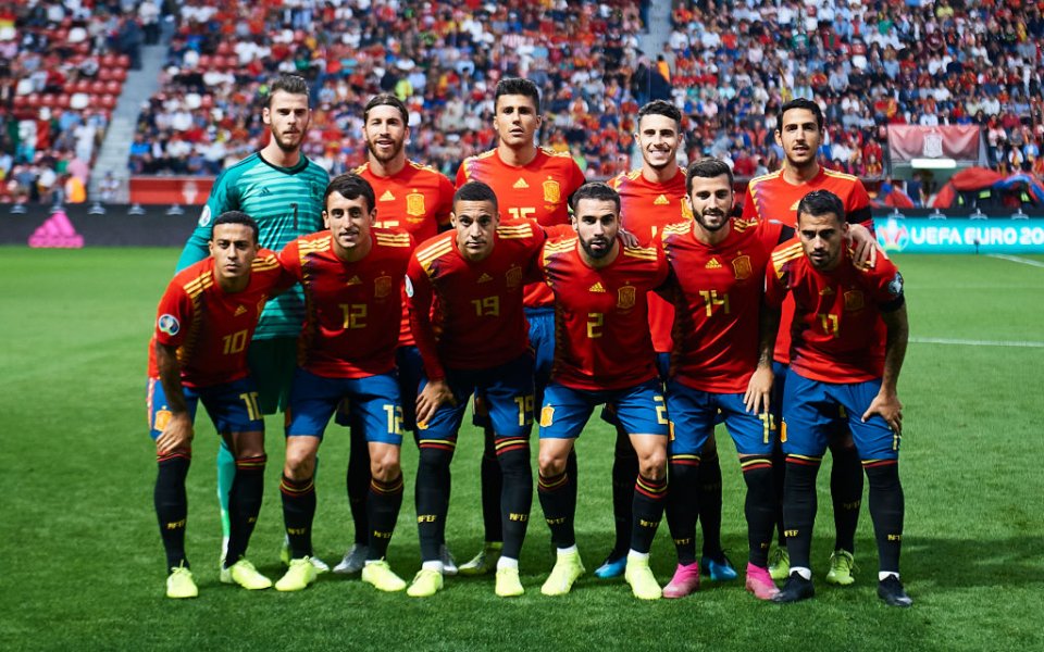 Новият екип на националния отбор на Испания, с който ще