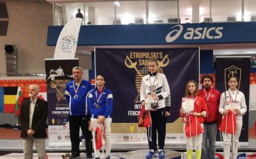 Калина Атанасова спечели бронзов медал в надпреварата при момичетата до