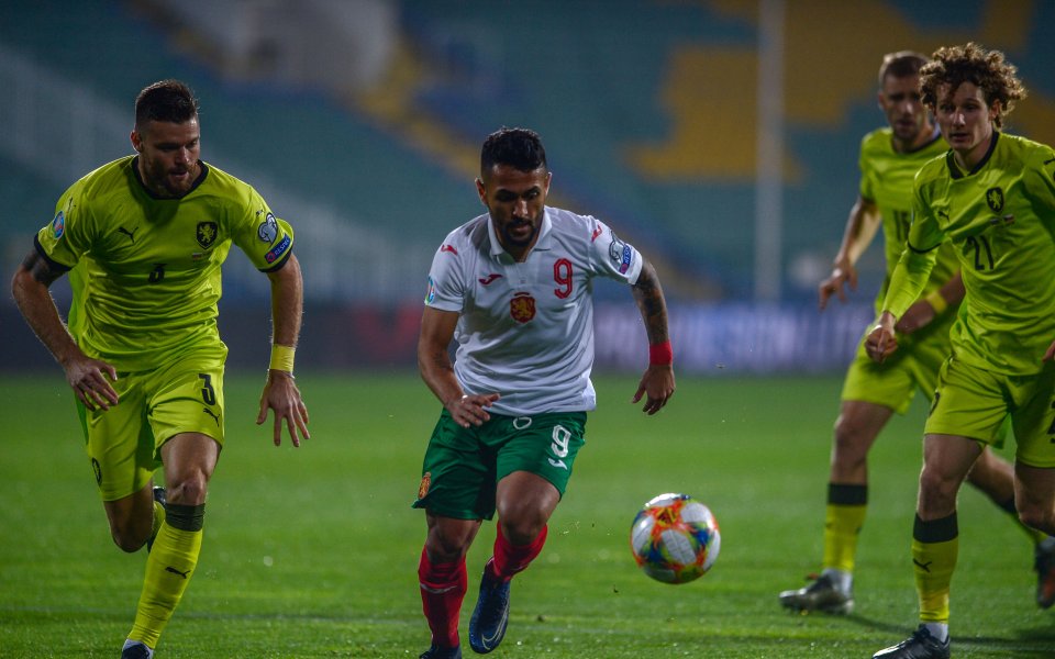 България излиза срещу Чехия на националния стадион "Васил Левски" в