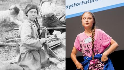  <p>Снимка на 120 години на Грета взриви интернет</p> 