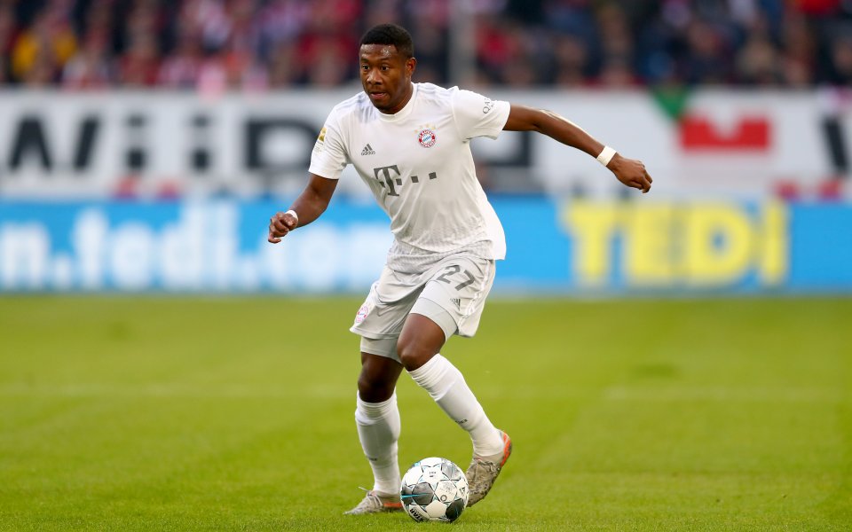 Байерн Мюнхен ще бъде без защитника Давид Алаба в мача