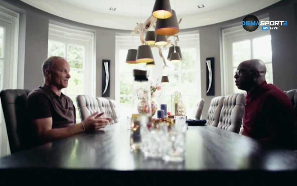 Две легенди на английския футбол в лицето на Йън Райт