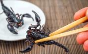 <br> Ресторант предлага ястия от <strong> скорпиони и тарантули </strong> <br> 