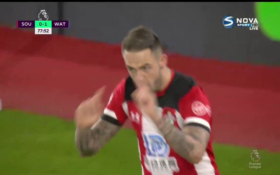 Саутхямптън се наложи с 2:1 над гостуващия Уотфорд в среща